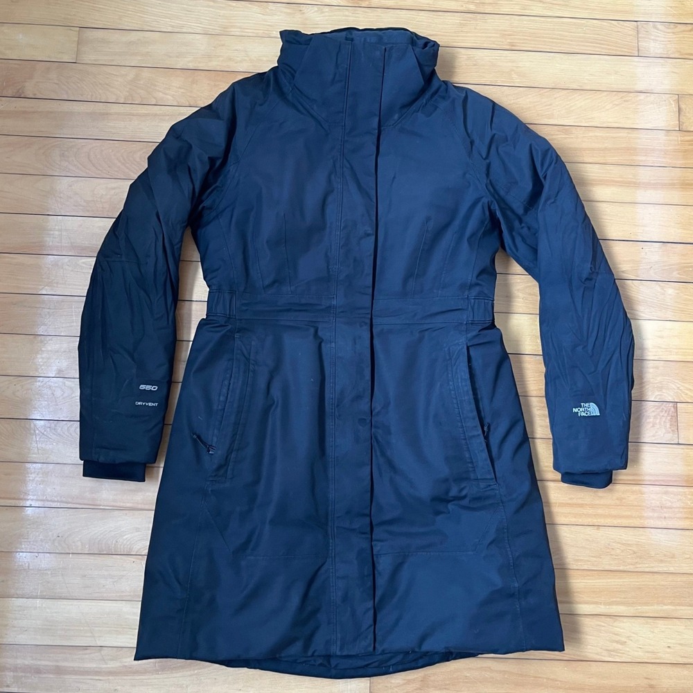 The North Face Arctic Parka Womens Medium Black 550 Down Dryvent Winter Jacket